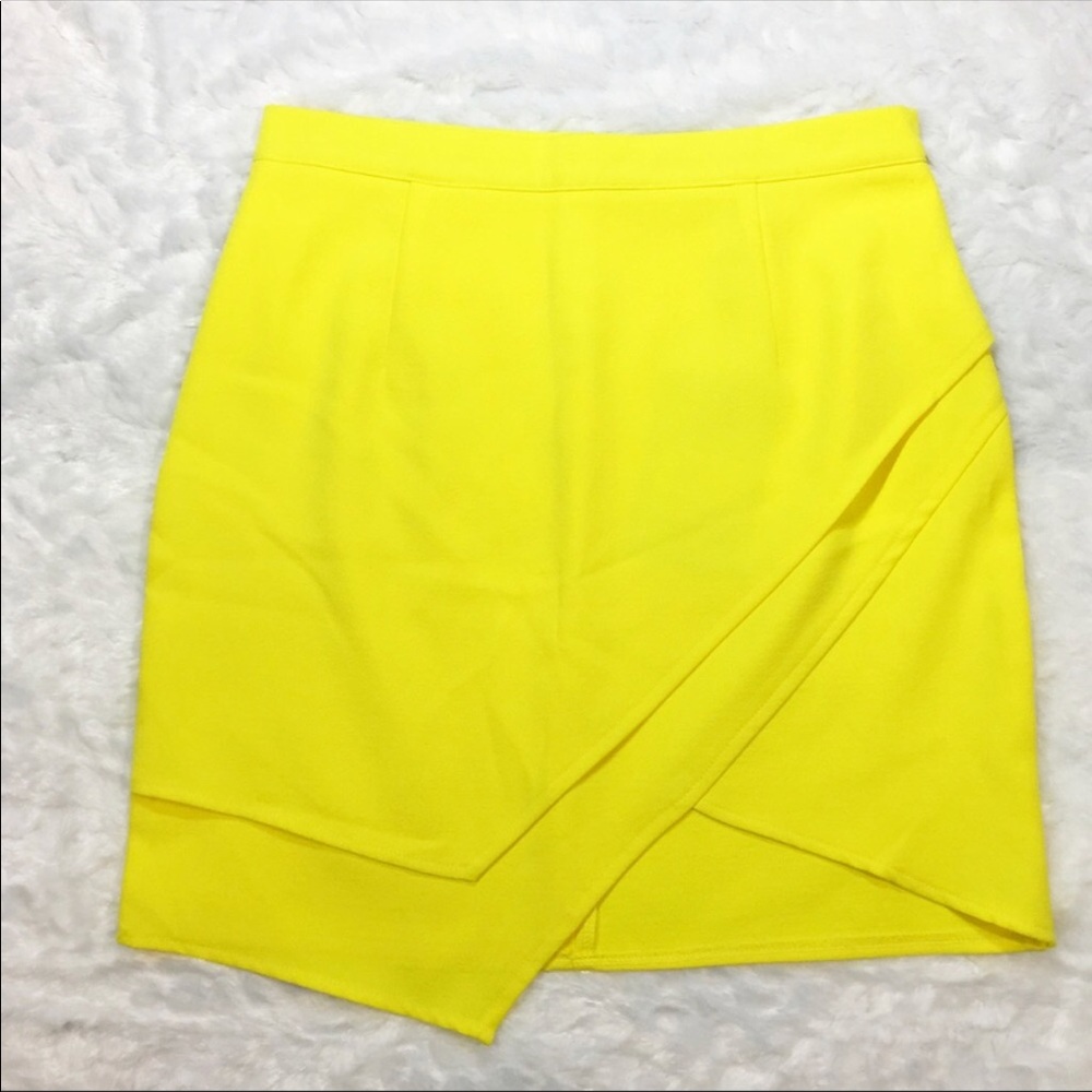 Missguided asymmetric wrap skirt